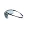 Ge Safety Glasses, Anti-Scratch, Smoke Lens, Black/Blue Frame GE212S - alternate 8